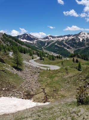 View from near the top of the Col de la Lombarde