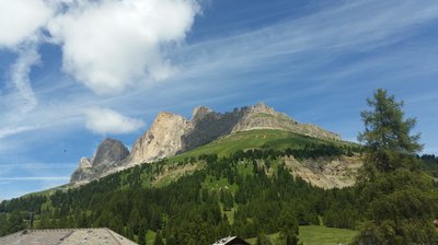 View 1 from Costalunga Pass