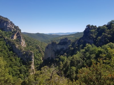 View from the roadside in the Fago valley