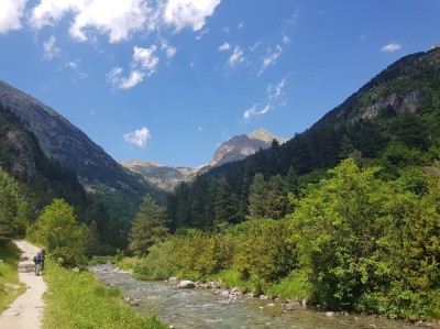 The valley above La Sarra reservoir