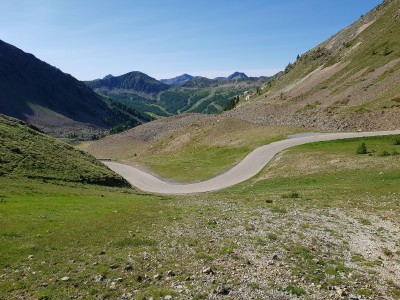 Col de la Lombarde, looking to France