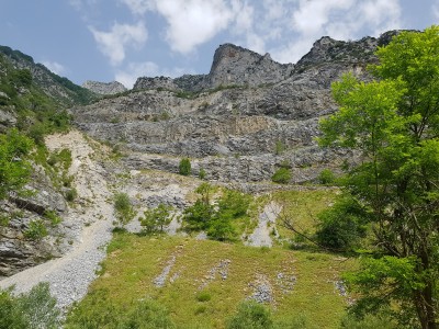 The Southern Swallowtail scree slope