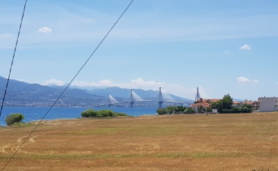 The bridge near Rio across the Gulf of Corinth