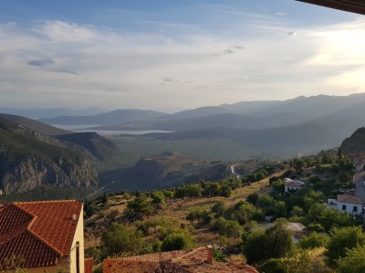 View from the restaurant in Delphi