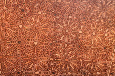 Ceiling detail in La sala de la Barca, Comares Palace