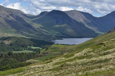 Looking across Wasdale towards Wast Water from Irton Fell