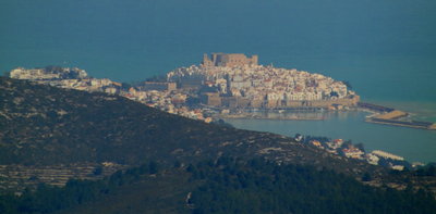 one pic. of PENISCOLA castle of EL CID fame
