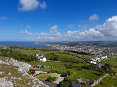 Llandudno with Little Orme in the distance from Great Orme