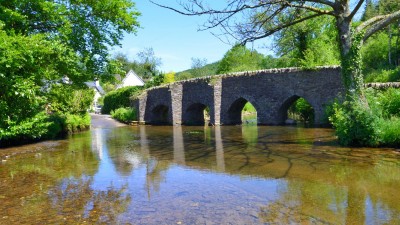 Pack Horse Bridge and ford, a 4x4 comes in usfull