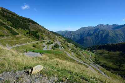 luz ardiden,Hautes-Pyrénées at 1600 m<br />Final of the tour de France stage 2014, Tour de France