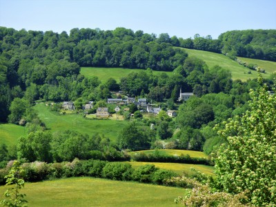 Slad Valley from Swifts Hill