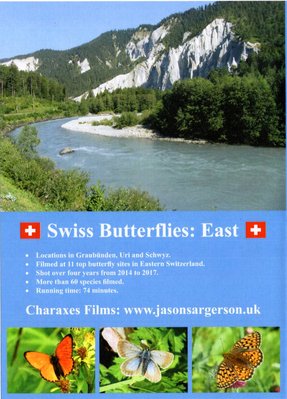 Swiss Butterflies: East, back cover