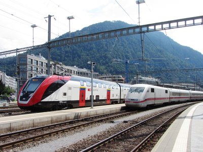 SBB and DB, Class 502 and ICE 1, Chur, 15.07.19
