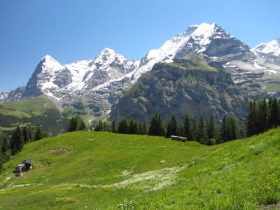 Allmendhubel, Eiger, Monch, Jungfrau, 30.06.15