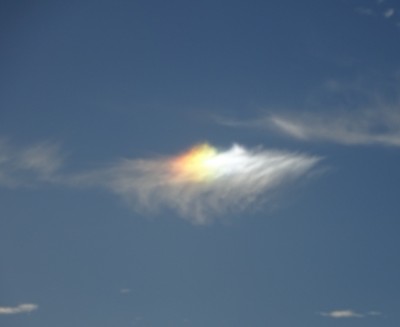 6th Oct: Rainbow cloud (ish)