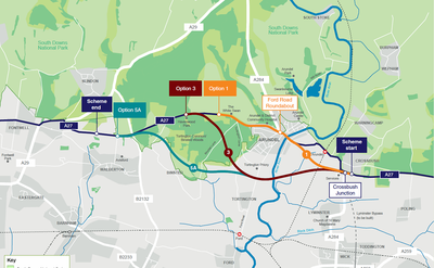 A27 Arundel Bypass Options.png