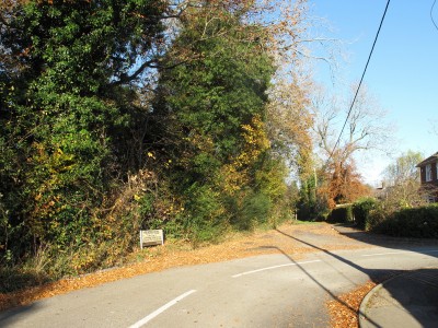 Site looking north - Crawley, Sussex 23-Nov-2021