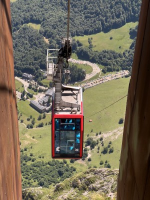 The cable car at Fuenta De